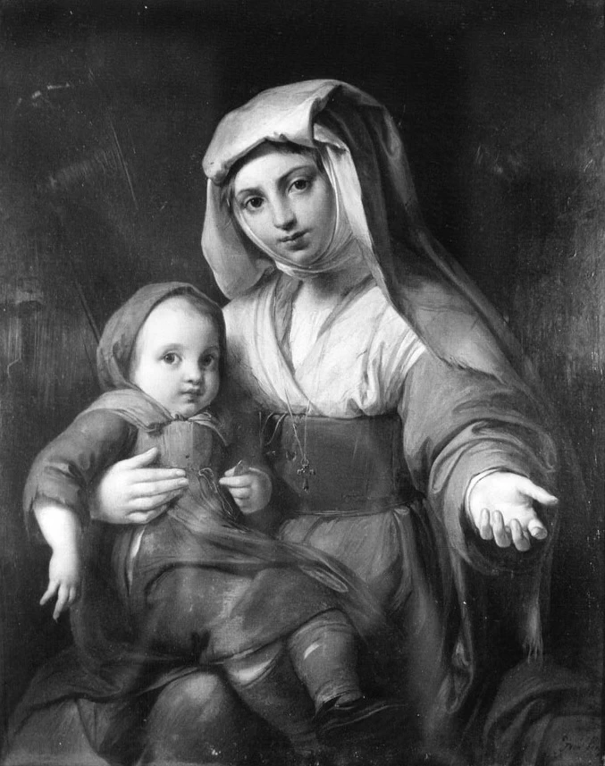 Mendicante con bambino - Pinacoteca Civica F. Podesti, Ancona
